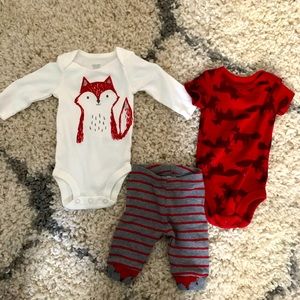 Just One You by Carter’s fox onesie set